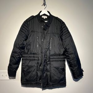 Mens Calvin Klein Black Winter Coat Size: S